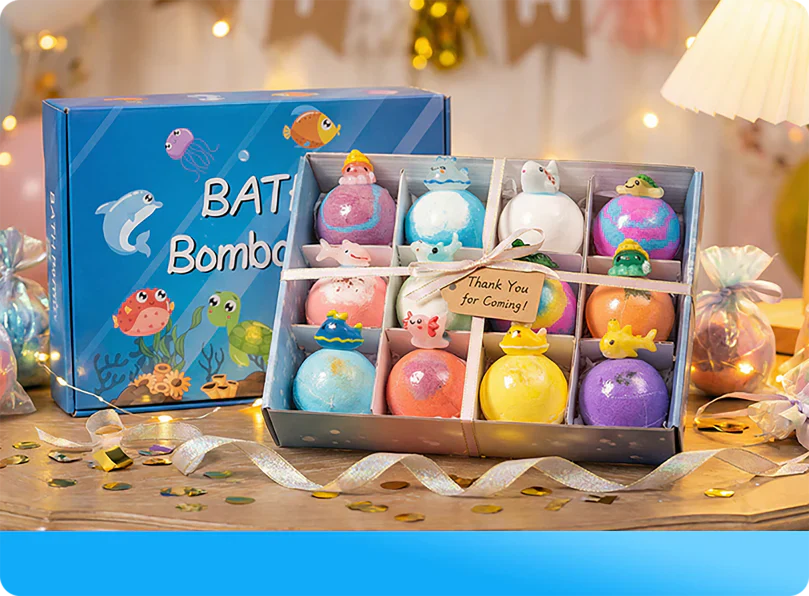 OceanFizz™ - 2PCS Bath Bombs Set with Toys Inside